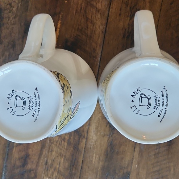 Adorable white mugs with bunnies in New excellent condition! - Picture 4 of 7